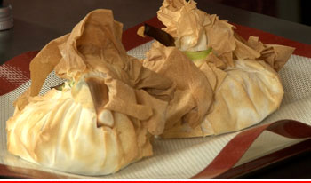 Saquitos de Langostinos